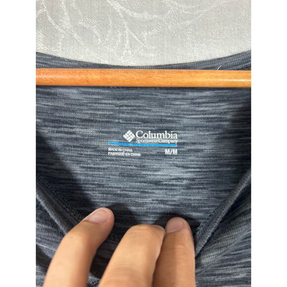 Columbia Dress Medium Gray Athletic Jersey Knit Drawstring Short Sleeve Knee - Picture 6 of 10